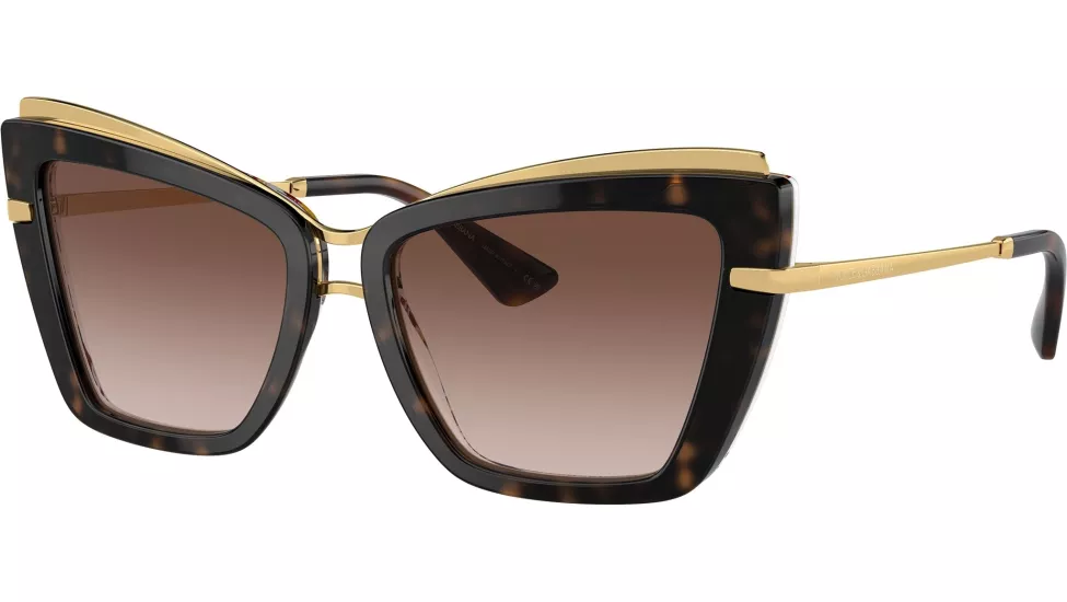 Dolce & Gabbana DG4472 (321713) 54 | Kadın Kahverengi Güneş Gözlüğü